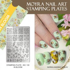 Moyra Stamping Plate 130 In Bloom