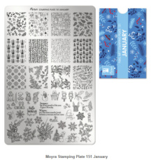 Moyra Stamping Plate 151 January